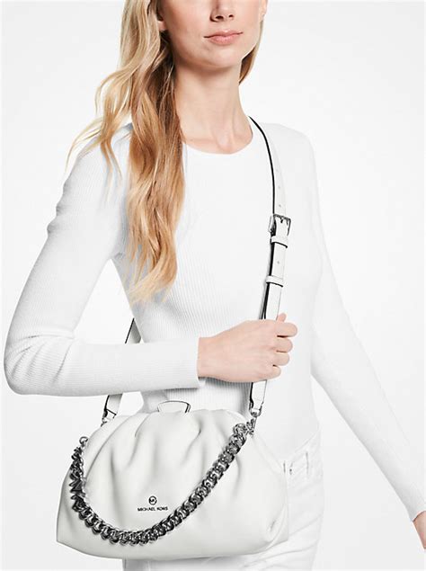 nola michael kors|Nola Small Metallic Crossbody Bag .